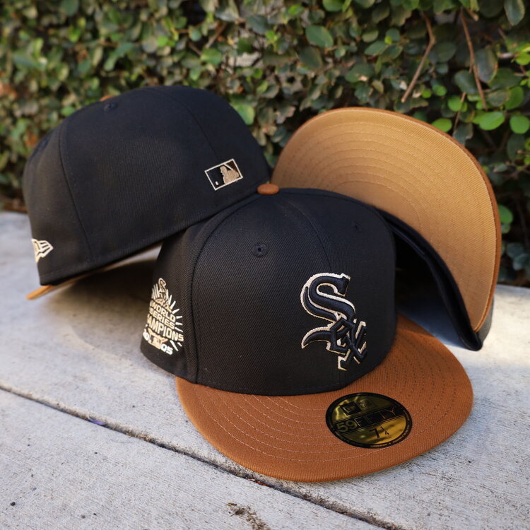 New Era White Sox 05WS Black/Peanut