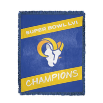 Northwest Rams SBLVI Champs Jacquard Throw Blanket 46x59