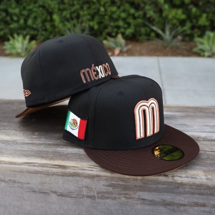 New Era Mexico "M" Black /Brown
