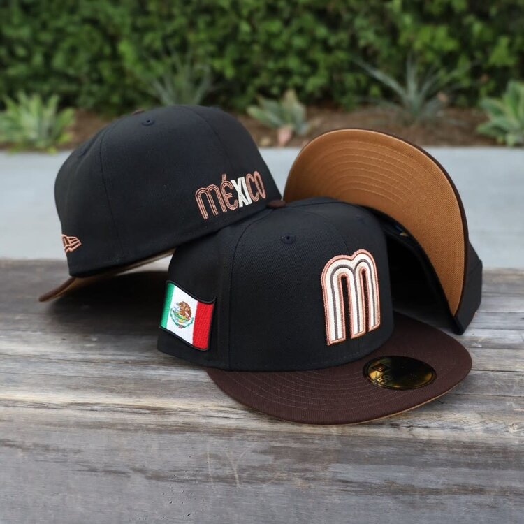New Era Mexico "M" Black /Brown