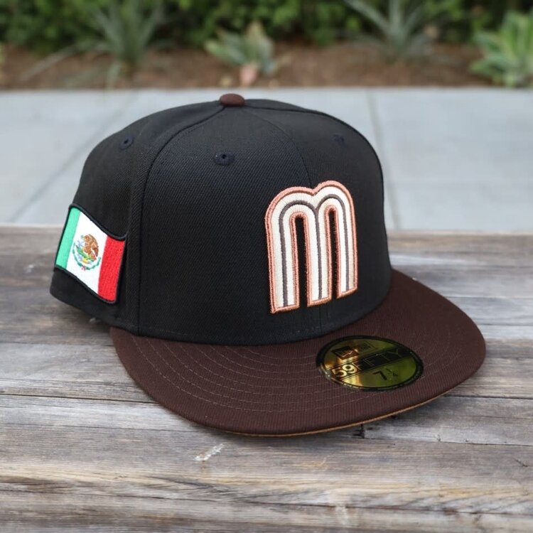 New Era Mexico "M" Black /Brown
