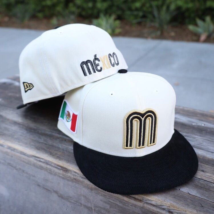 New Era Mexico Ivory/Cord "M" w/Flag