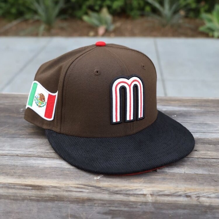 New Era Mexico "M" Brown/ Black Cord