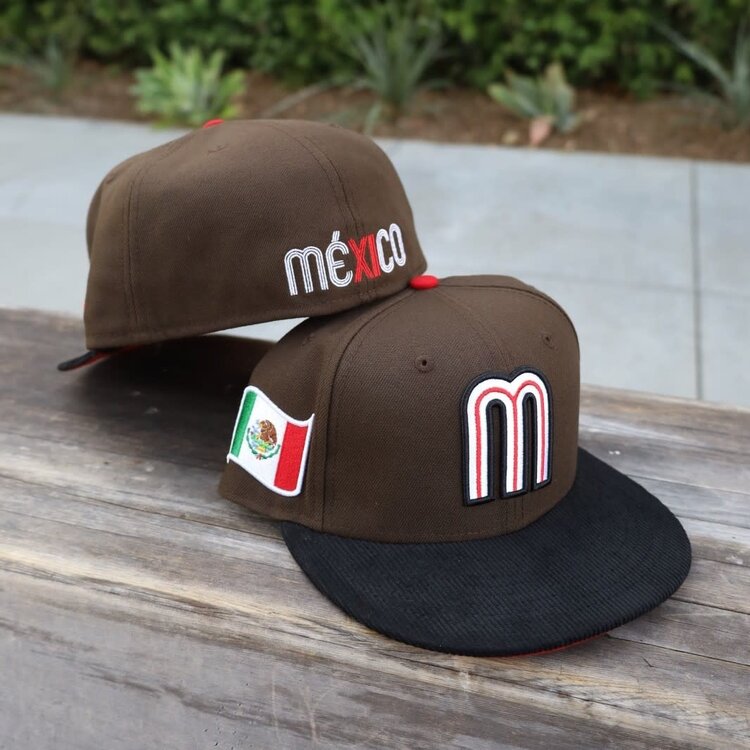 New Era Mexico "M" Brown/ Black Cord