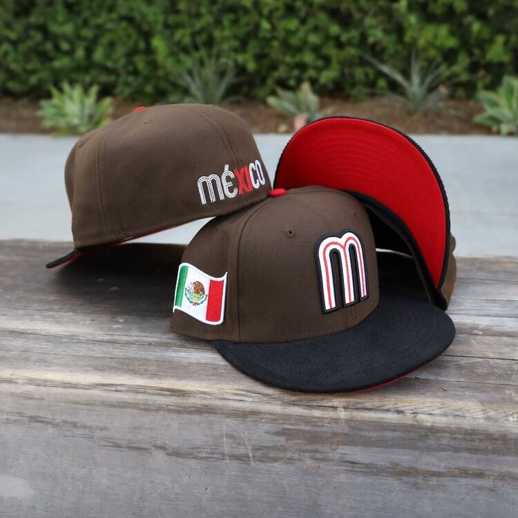 New Era Mexico "M" Brown/ Black Cord