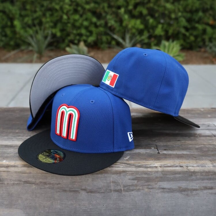 New Era Mexico Royal/Black  "M" w/Flag