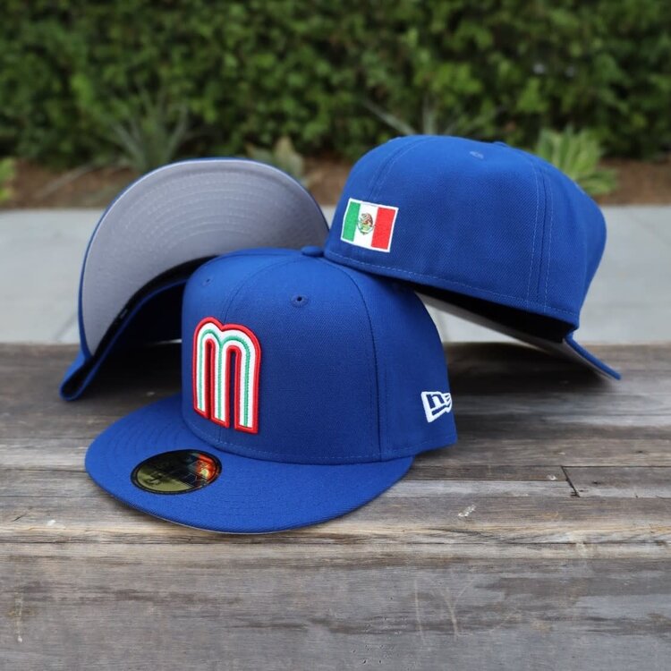 New Era Mexico Royal  "M" w/Flag