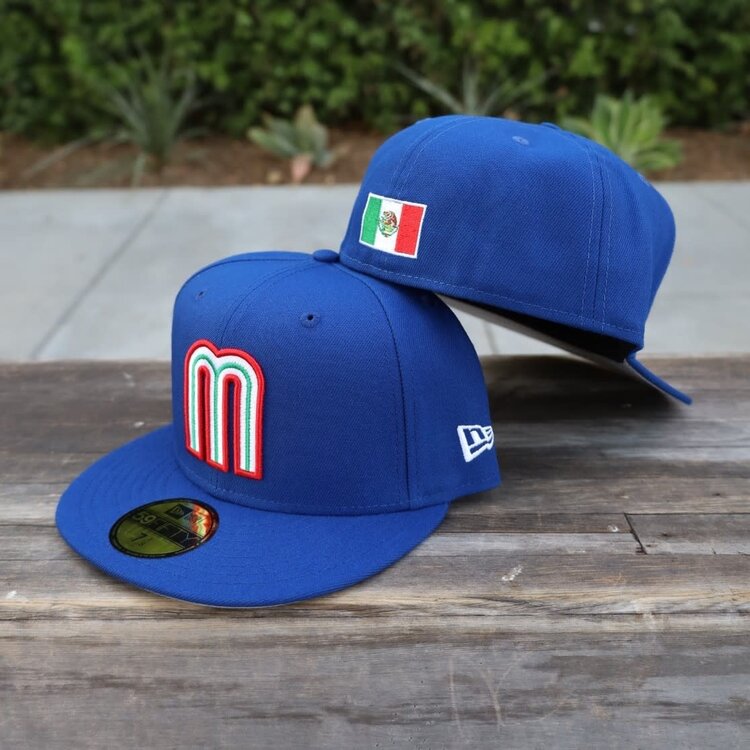 New Era Mexico Royal  "M" w/Flag