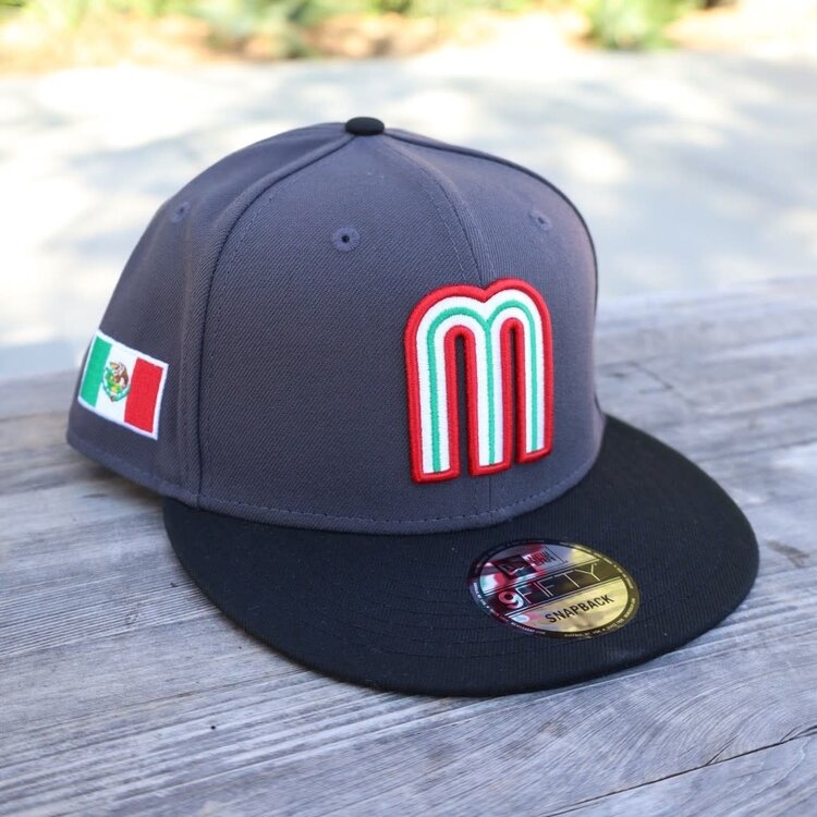 New Era Mexico Graphite /Black "M" 950 Snapback
