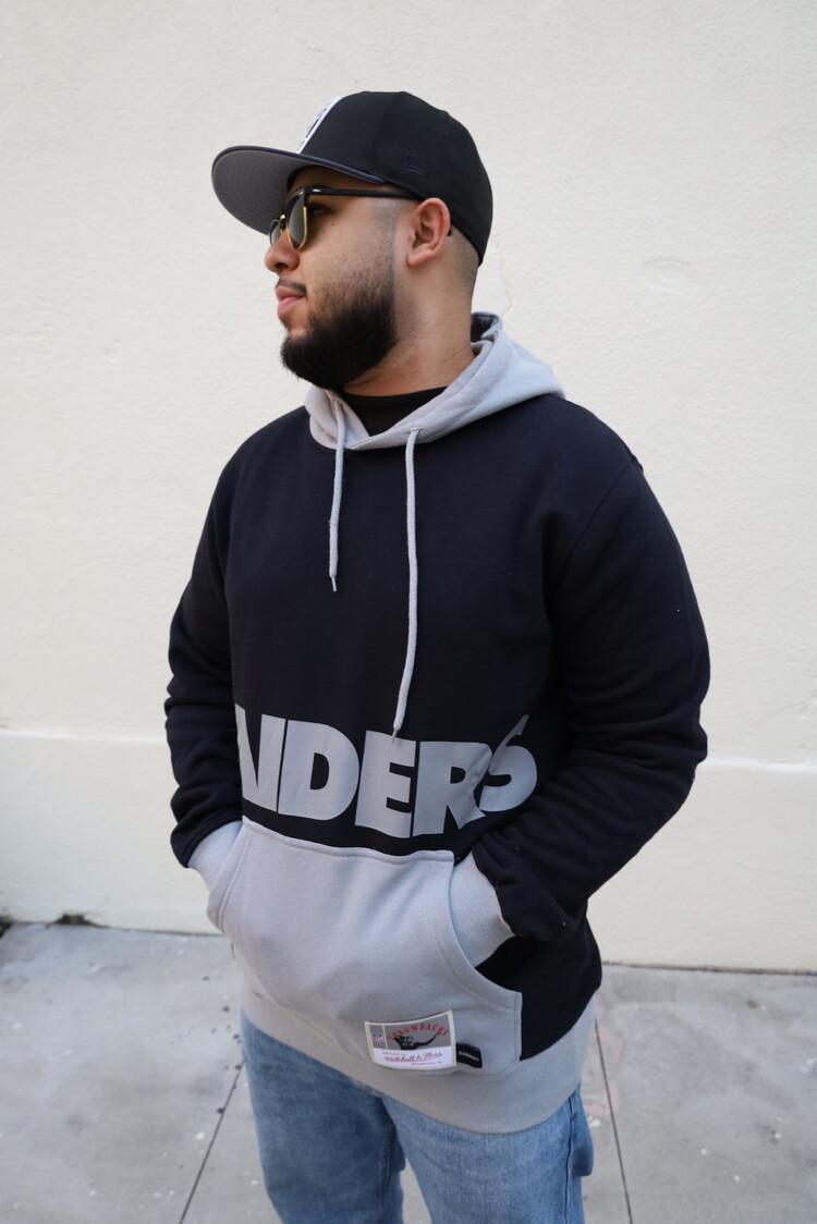Mitchell and Ness Raiders M&N Men's Big Face 5.0 Hoodie