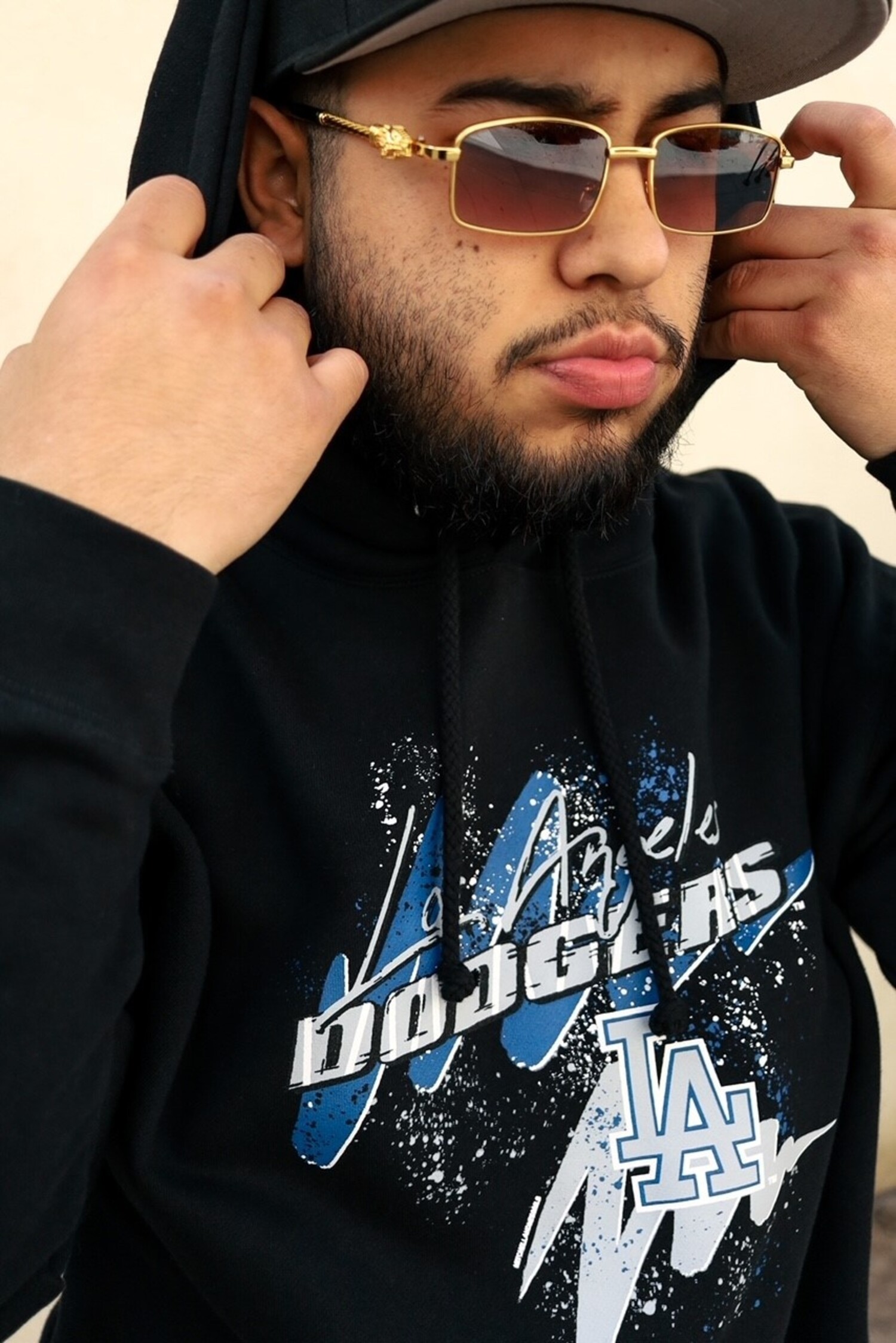 【Mitchell & Ness】★パーカー★Men's Dodgers Pullover Hoodie Dodgers Mitchell Ness X Blackpink Hoodie – Bold