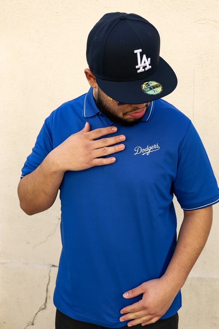 Antigua Dodgers M Affluent Royal Polo