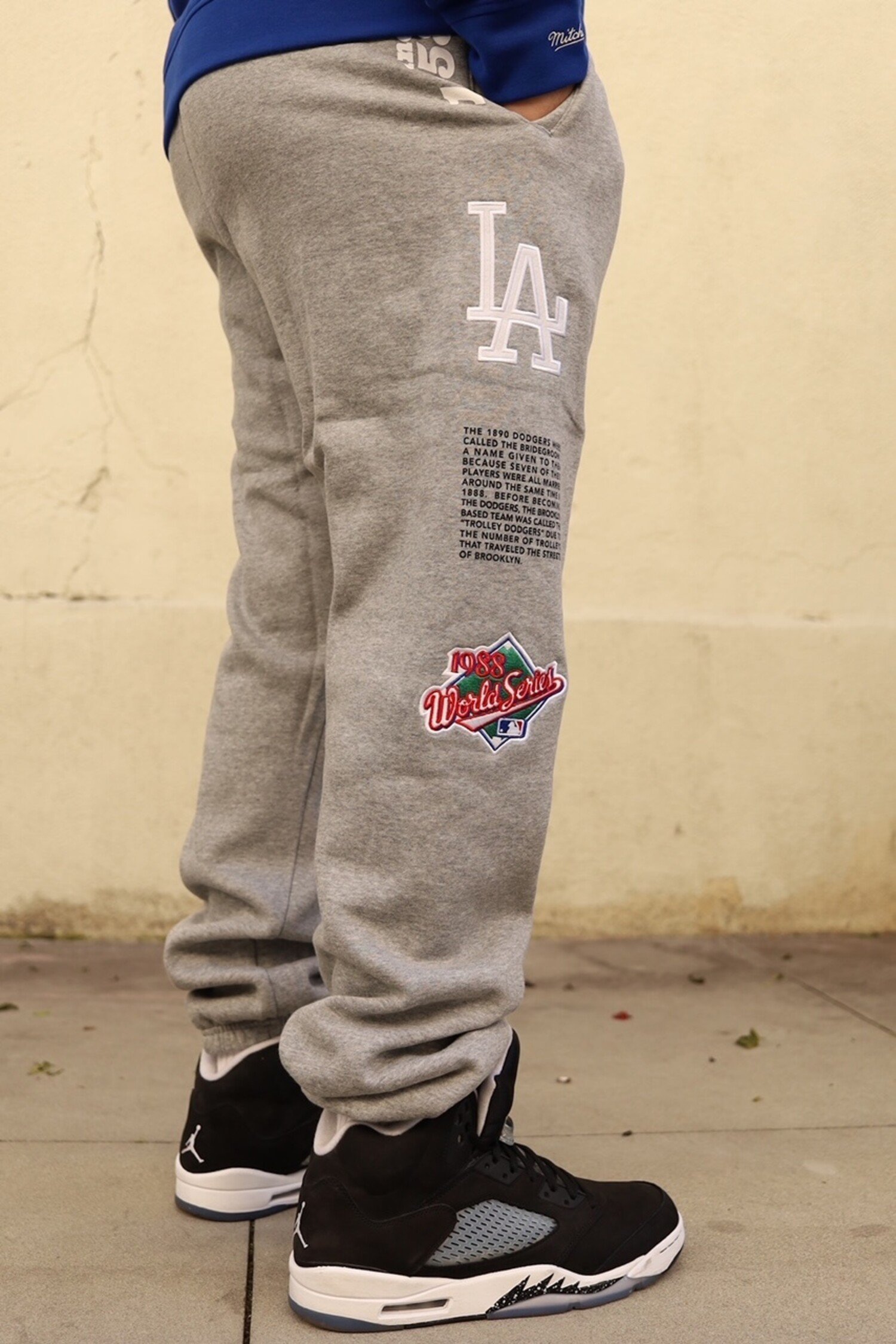 Mitchell and Ness Dodgers M&N Origins Fleece Pants