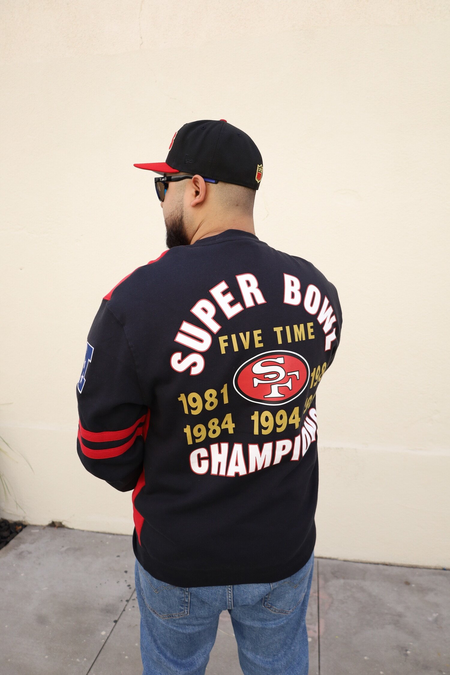 Mitchell&Ness スタジャン NFL 49ers 5XL ミッチェルアンドネス ネット 