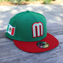 New Era Mexico Green/Red "M" w/Flag 950
