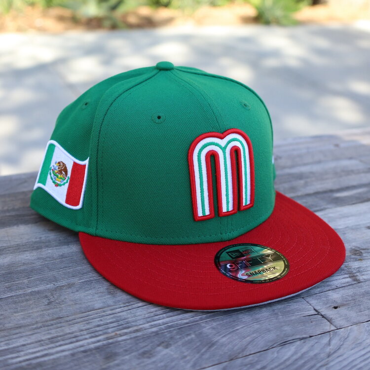 New Era Mexico Green/Red "M" w/Flag 950
