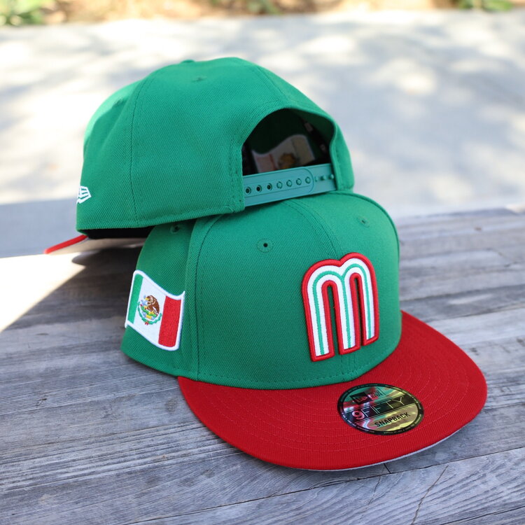 New Era Mexico Green/Red "M" w/Flag 950