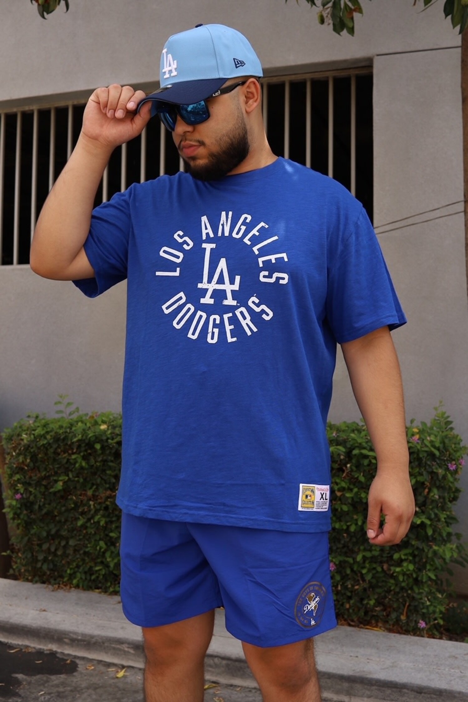 ☆MITCHELL & NESS プルオーバー　L☆ LA Dodgers M&N Royal Legendary Slub 2.0 SS Tee - The Locker Room
