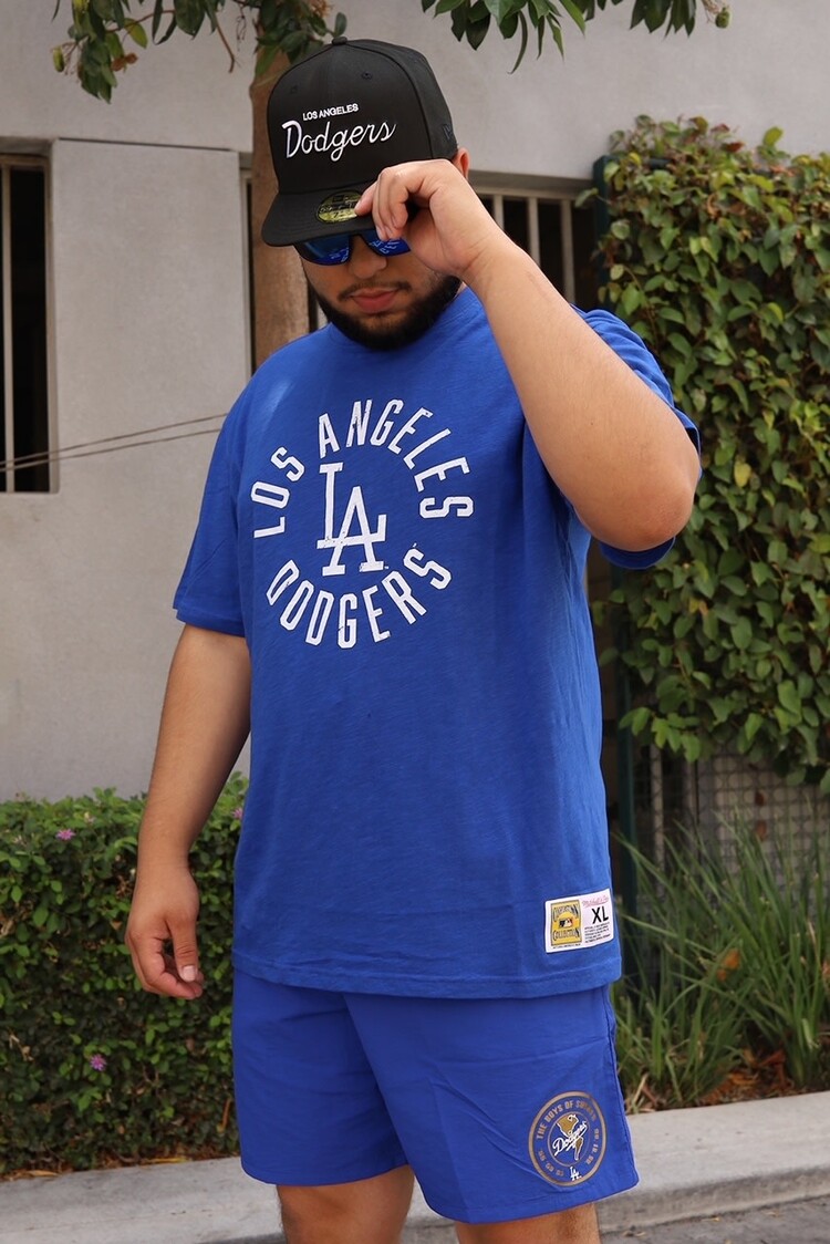 Mitchell and Ness LA Dodgers M&N Royal Legendary Slub 2.0 SS Tee