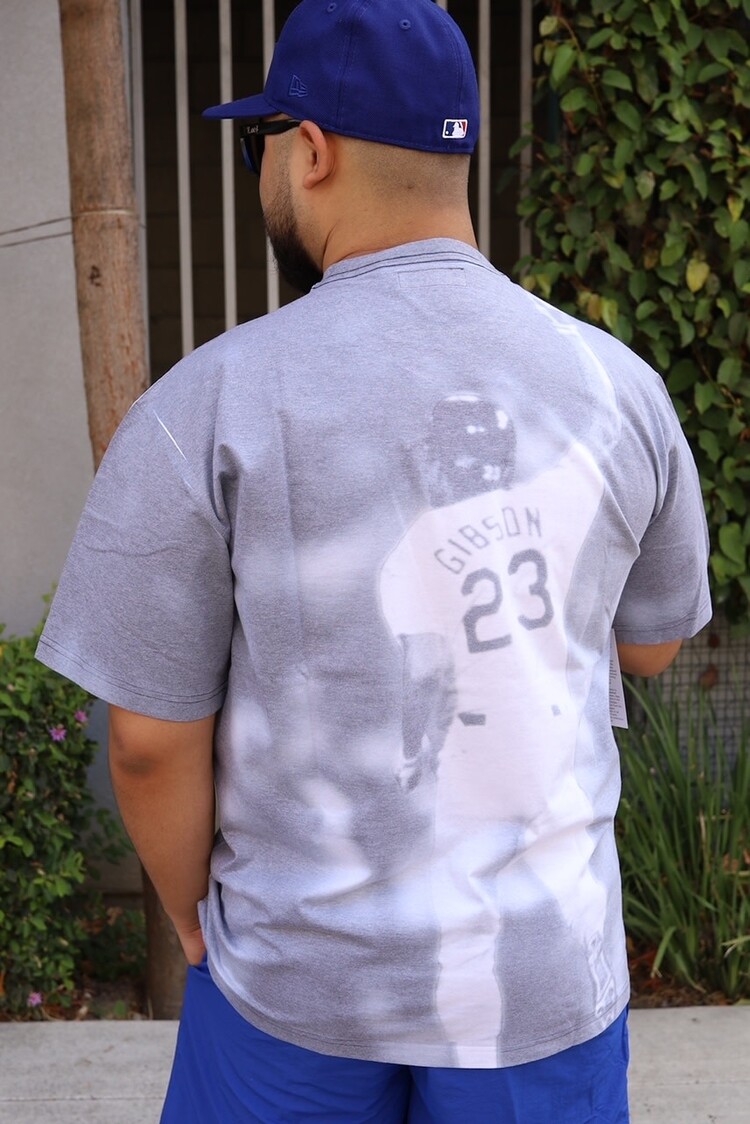 Mitchell and Ness LA Dodgers M&N Highlight Sublimated Kirk Gibson T-Shirt