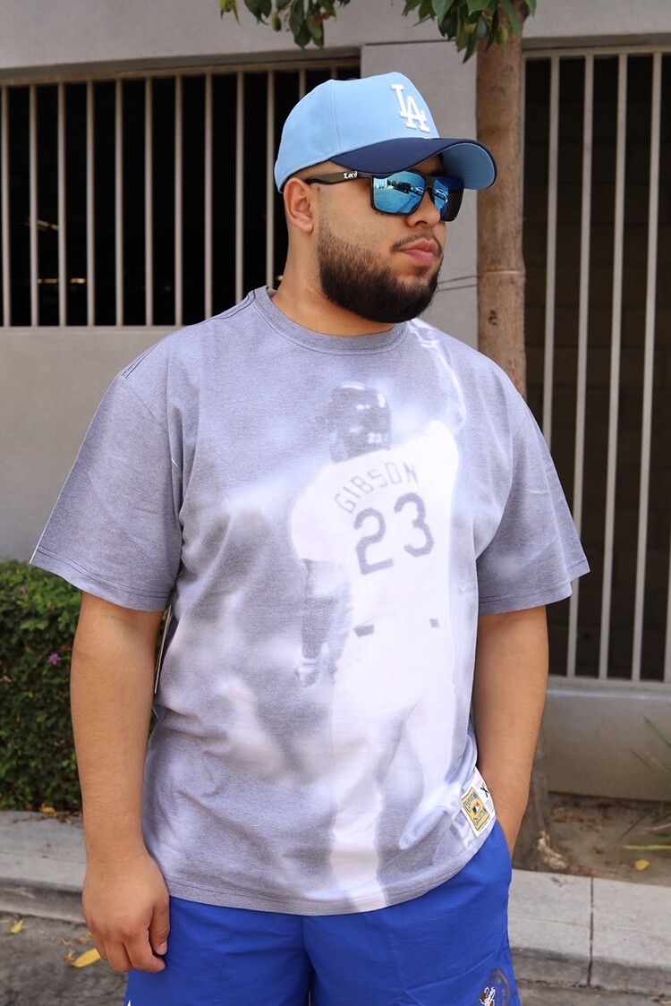 Mitchell and Ness LA Dodgers M&N Highlight Sublimated Kirk Gibson T-Shirt