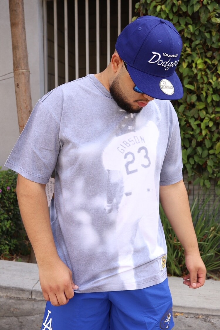 Mitchell and Ness LA Dodgers M&N Highlight Sublimated Kirk Gibson T-Shirt