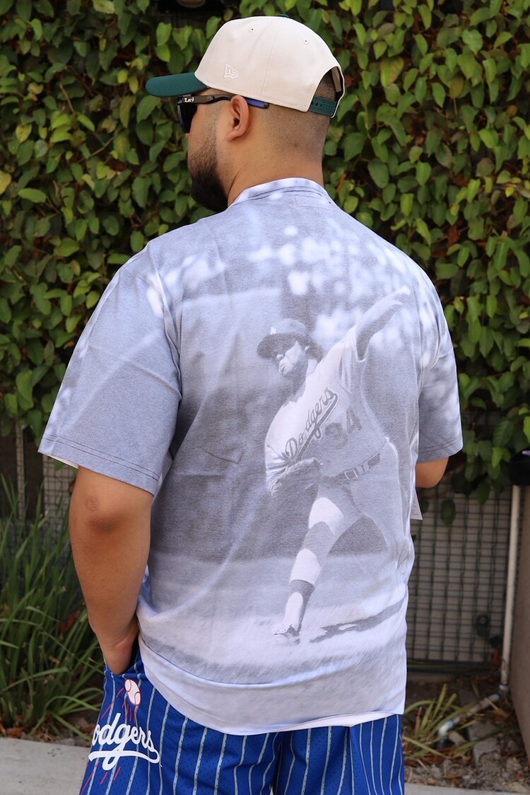 Mitchell and Ness LA Dodgers M&N Highlight Sublimated Fernando Valenzuela T-Shirt