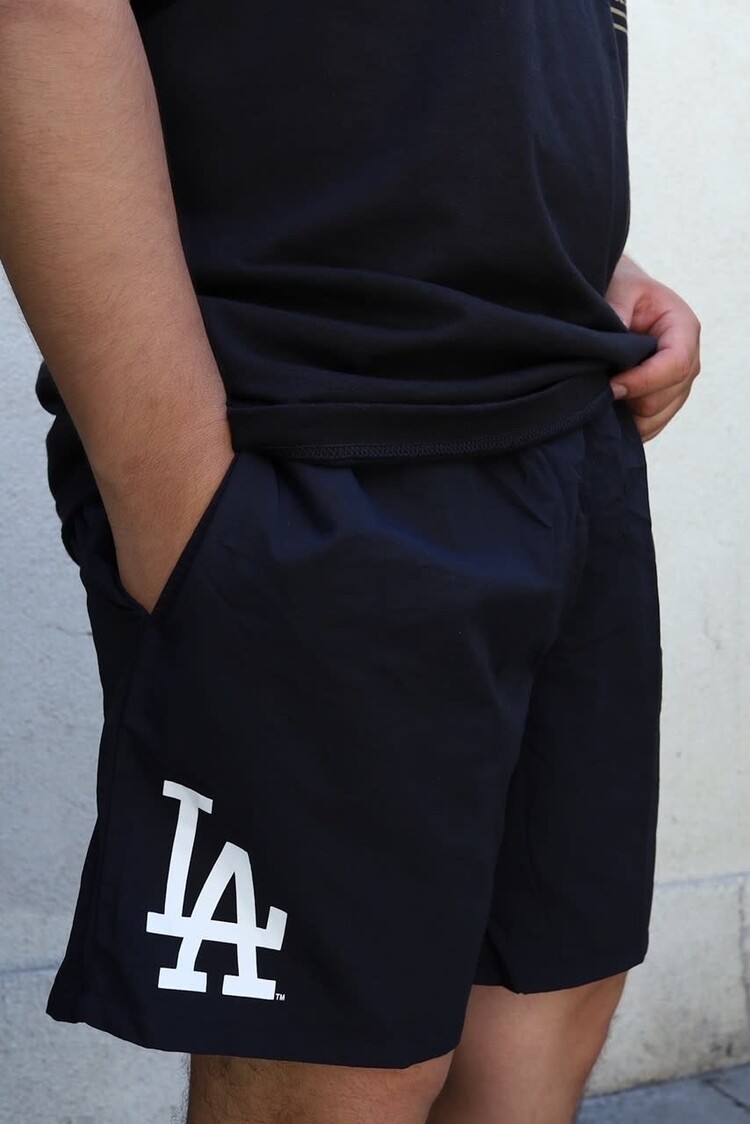 Mitchell and Ness LA Dodgers M&N Men's Team Essentials Nylon Shorts Black