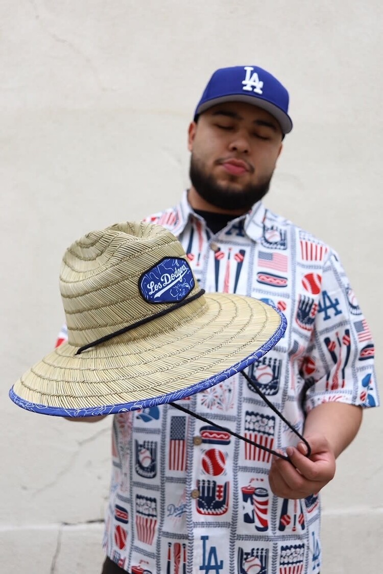 Reyn Spooner LA Dodgers Reyn Spooner City Connect Straw Hat