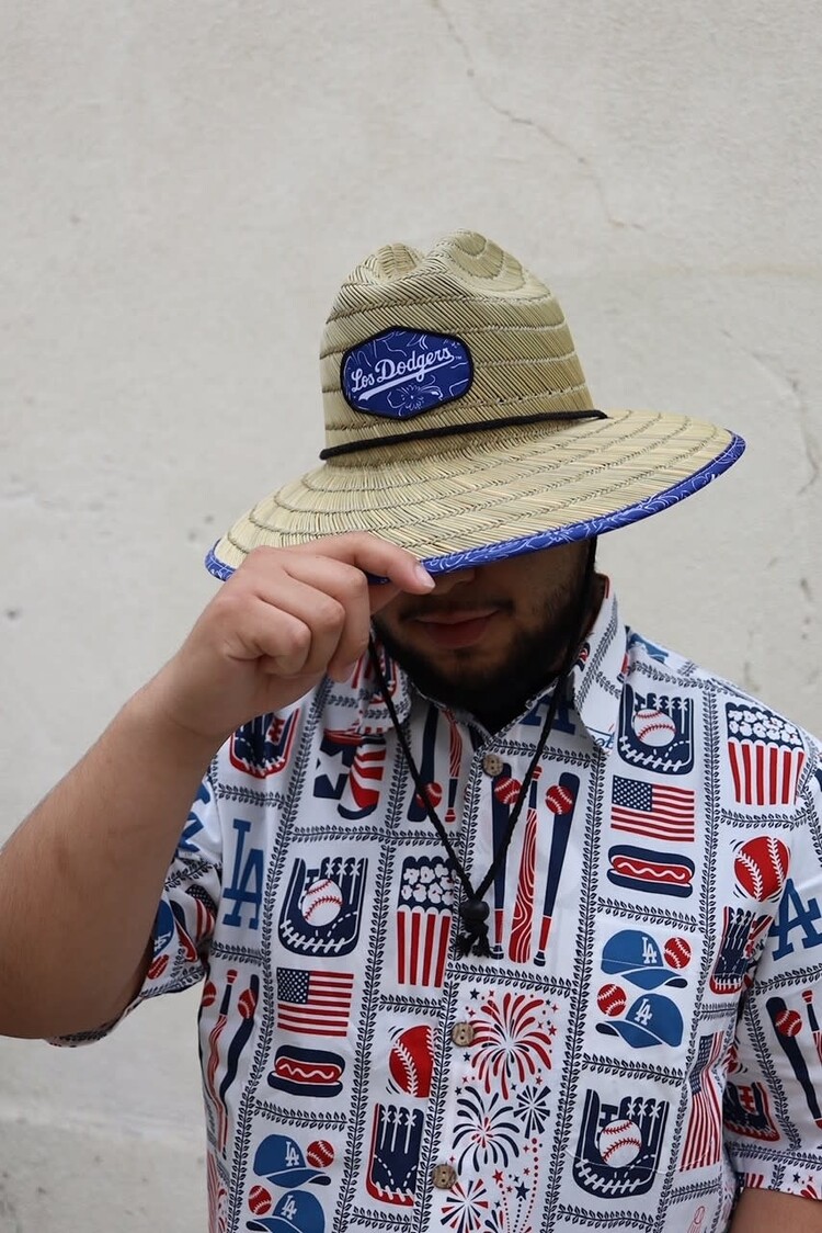 Reyn Spooner LA Dodgers Reyn Spooner City Connect Straw Hat