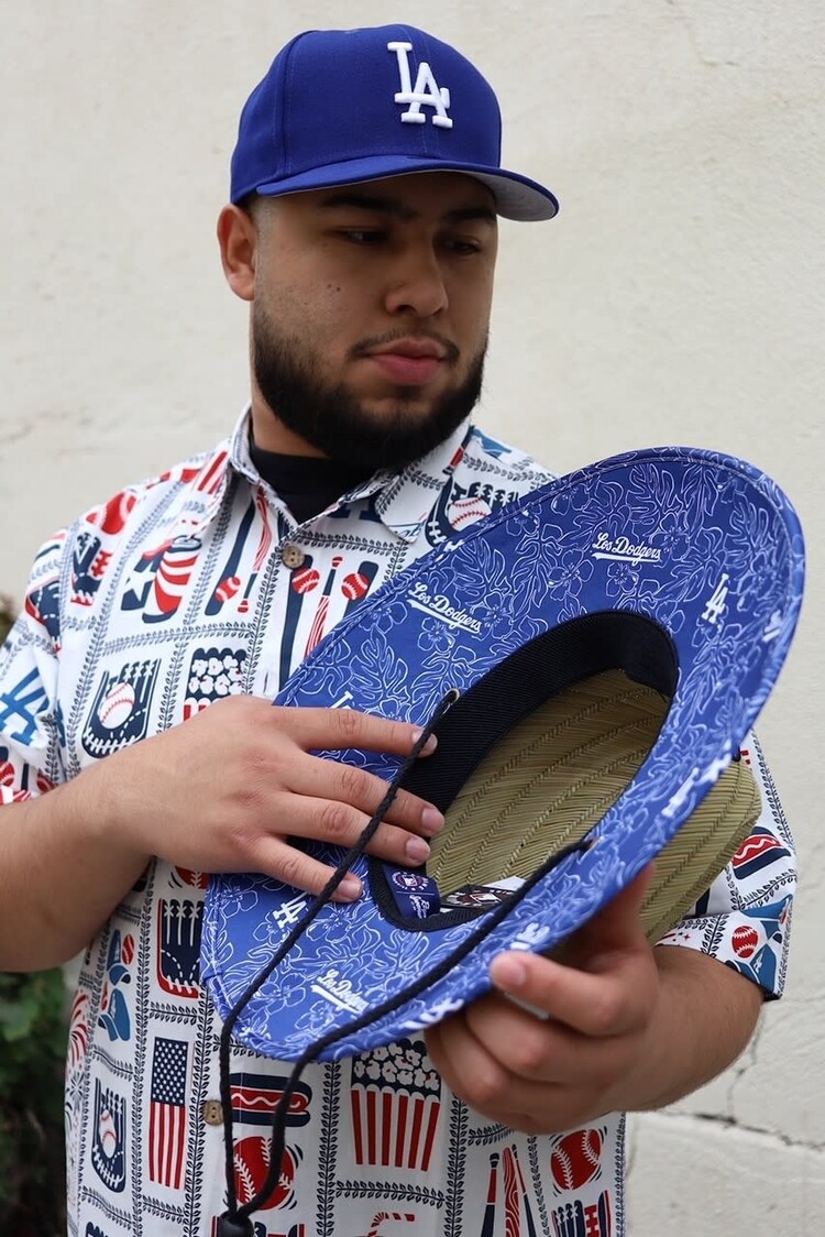 Reyn Spooner LA Dodgers Reyn Spooner City Connect Straw Hat