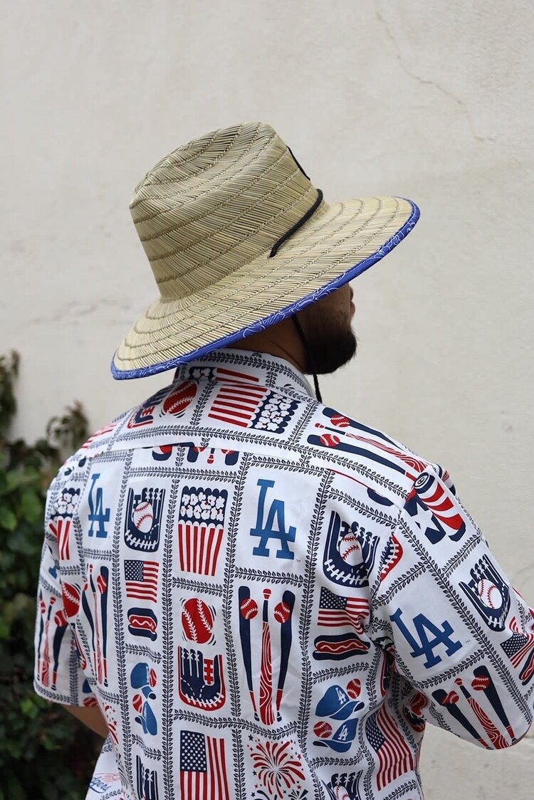 Reyn Spooner LA Dodgers Reyn Spooner City Connect Straw Hat