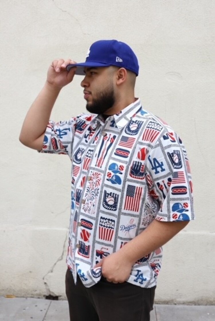Reyn Spooner LA Dodgers Reyn Spooner Americana Button-Up