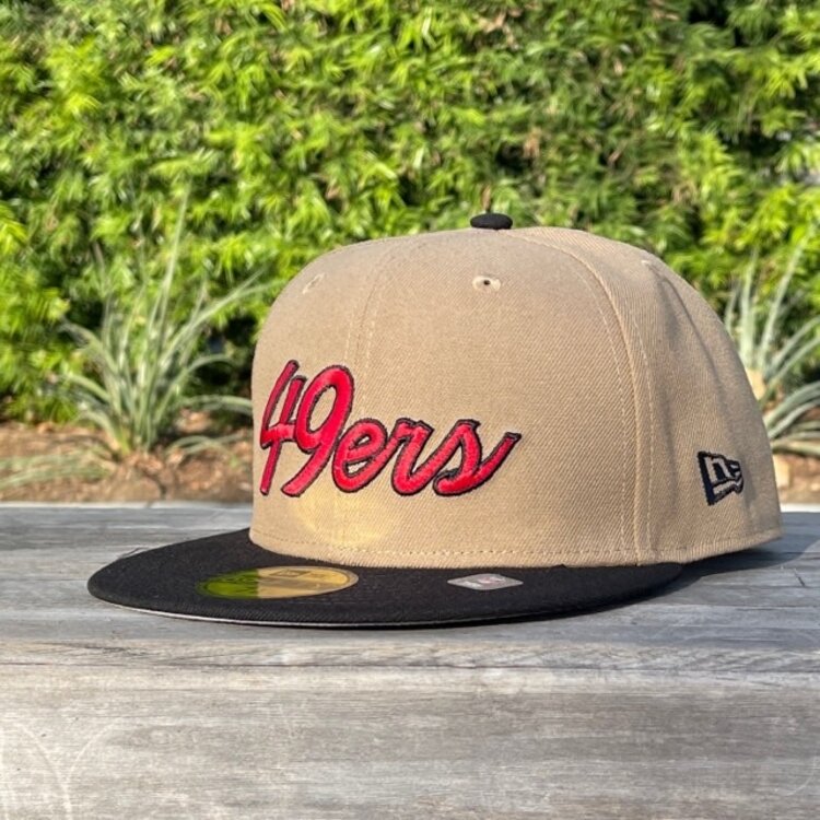 New Era 49ers Script Khaki/Black