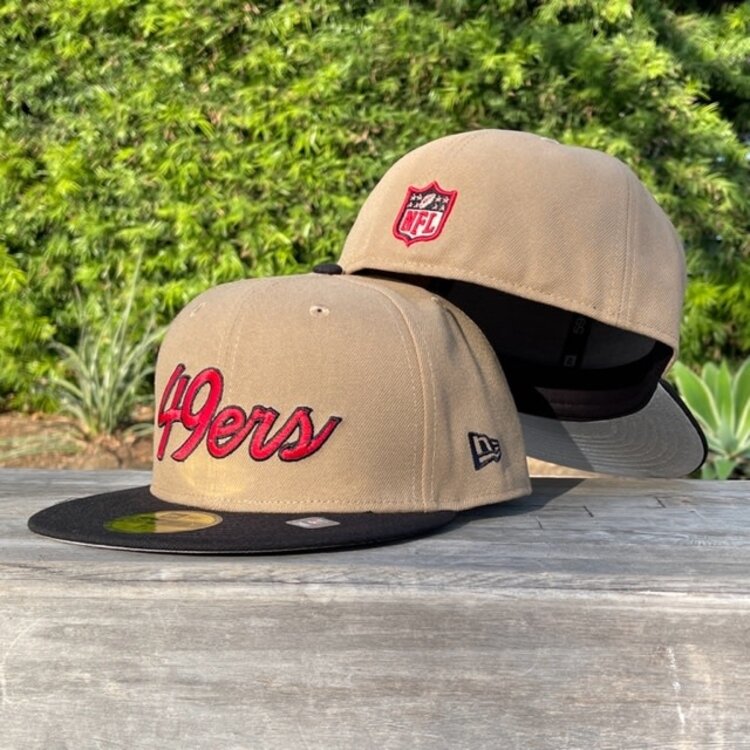 New Era 49ers Script Khaki/Black