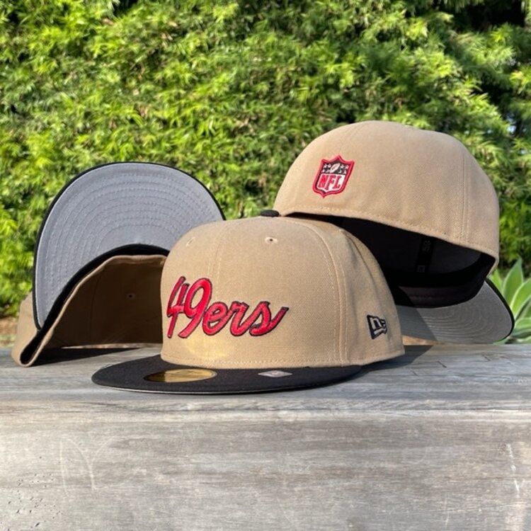 New Era 49ers Script Khaki/Black