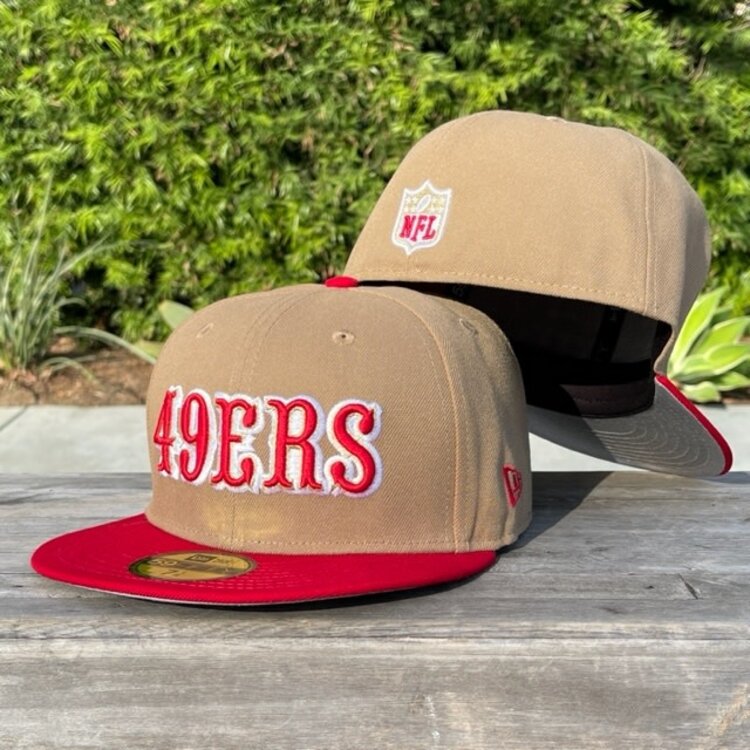 New Era 49ers Retro Khaki/Red