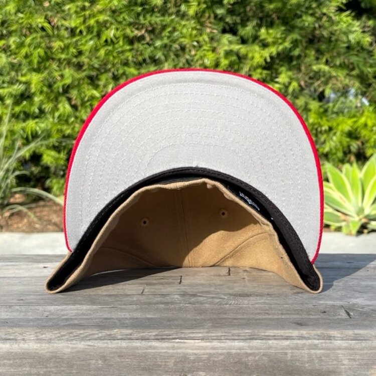 New Era 49ers Retro Khaki/Red