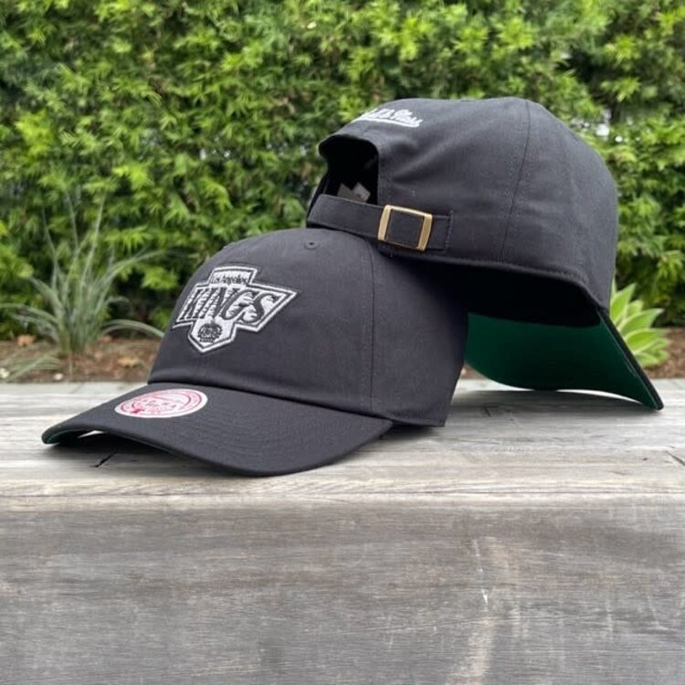 Mitchell and Ness LA Kings Team Ground 2.0 M&N Dad Strapback Black