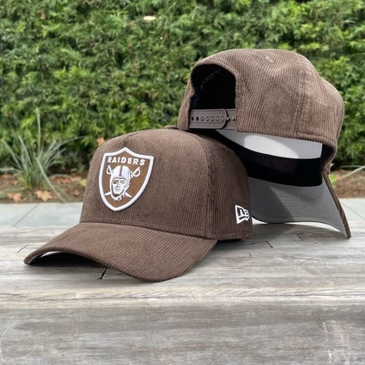New Era Raiders Brown Corduroy 940 A-Frame