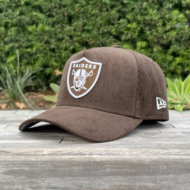Raiders Brown Corduroy 940 A-Frame Snapback - The Locker Room of