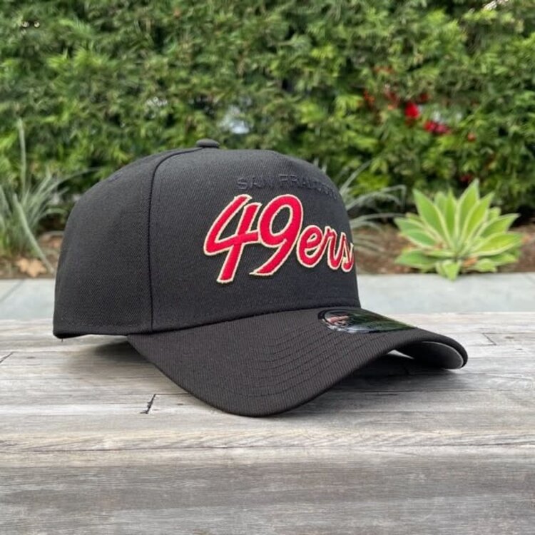 New Era 49ers Script Black Team 940 A-Frame