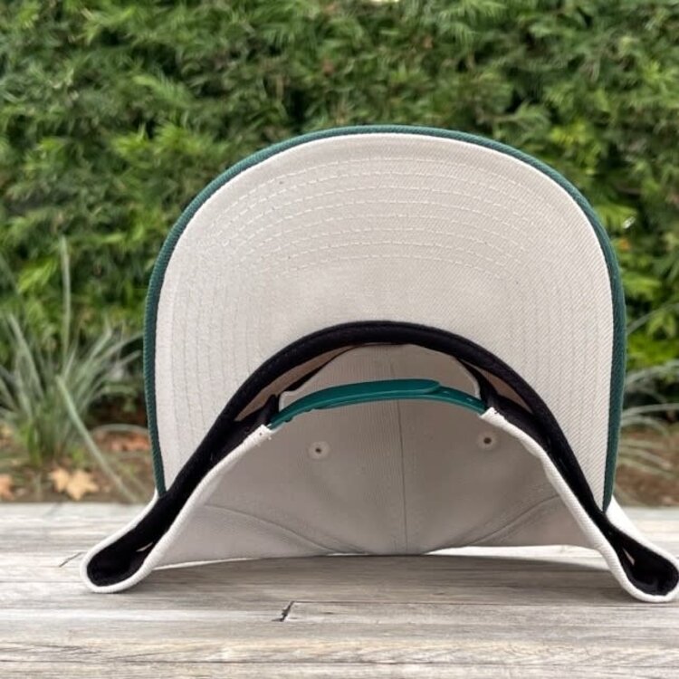 New Era LA Dodgers Stone/Dark Green 940 A-Frame