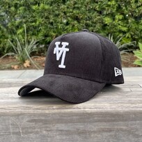 New Era LA Dodgers Upside Down Black White Corduroy 940 A-Frame