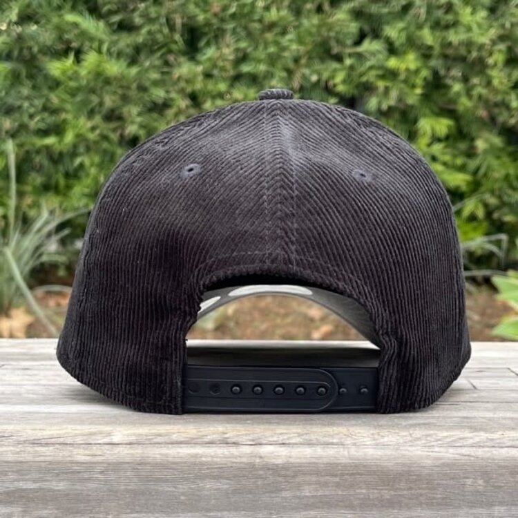 New Era LA Dodgers Upside Down Black White Corduroy 940 A-Frame