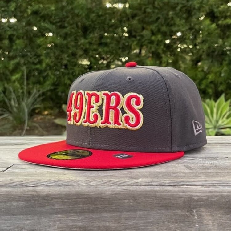 New Era 49ers Retro Graphite/Red