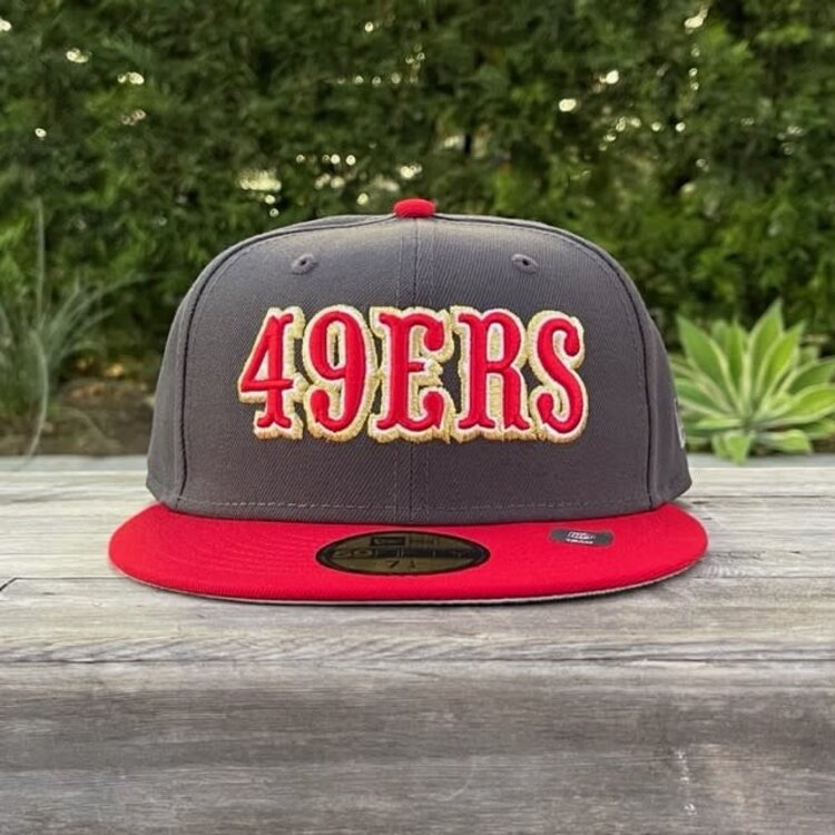New Era 49ers Retro Graphite/Red