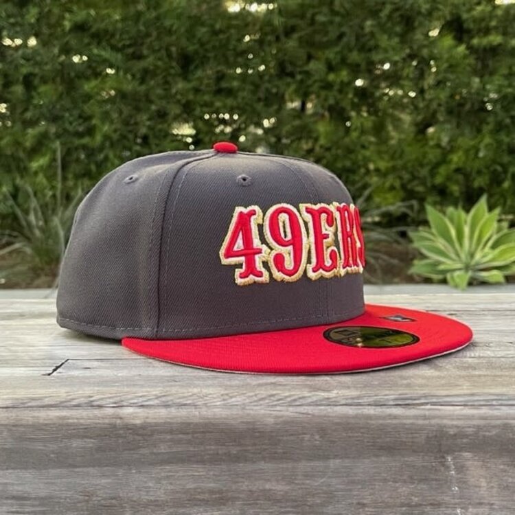 New Era 49ers Retro Graphite/Red