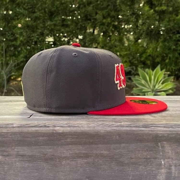 New Era 49ers Retro Graphite/Red