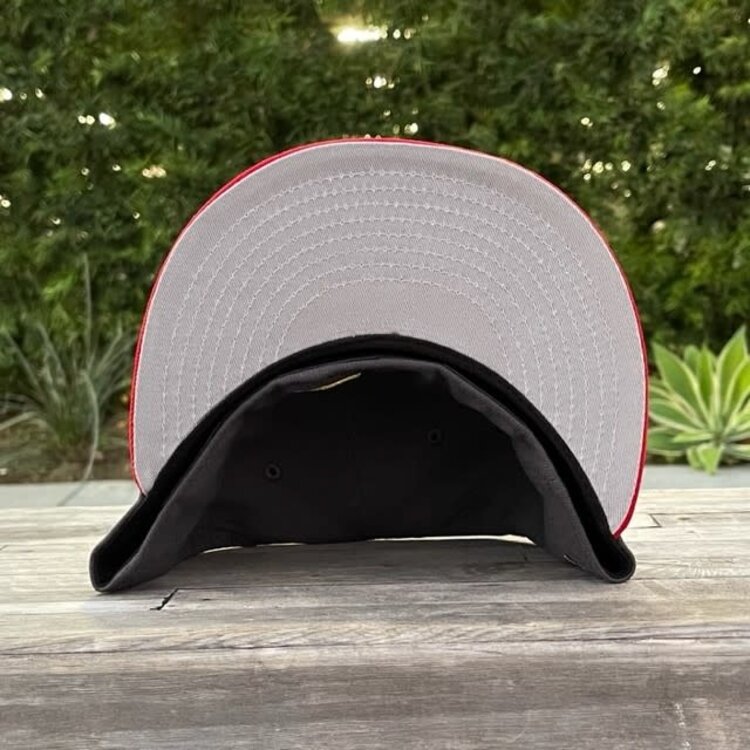 New Era 49ers Retro Graphite/Red